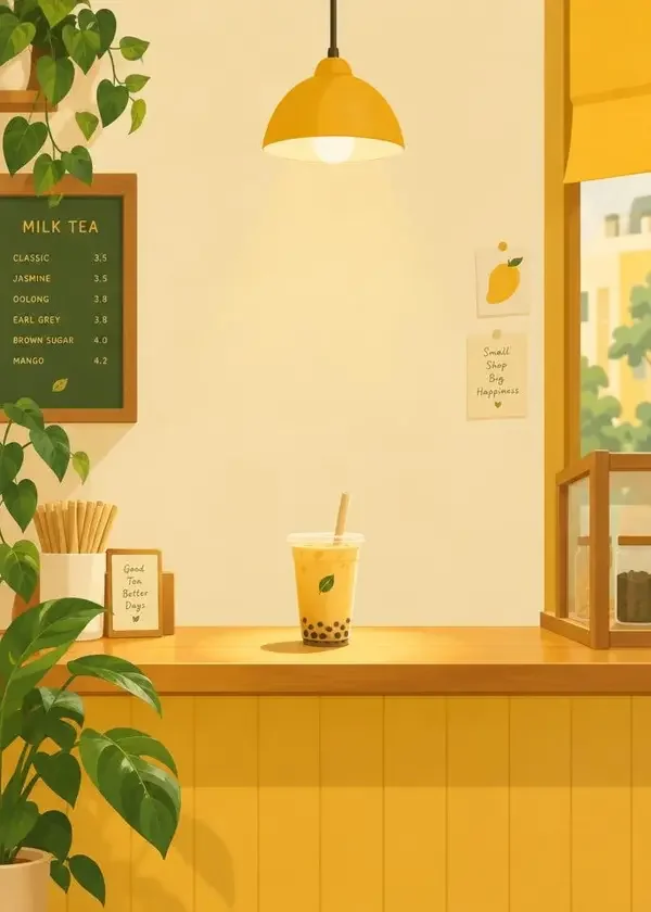 一次只卖一杯的奶茶店 封面 - 爱情电影